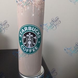 Rose Gold & Starbucks Inspired Tumbler